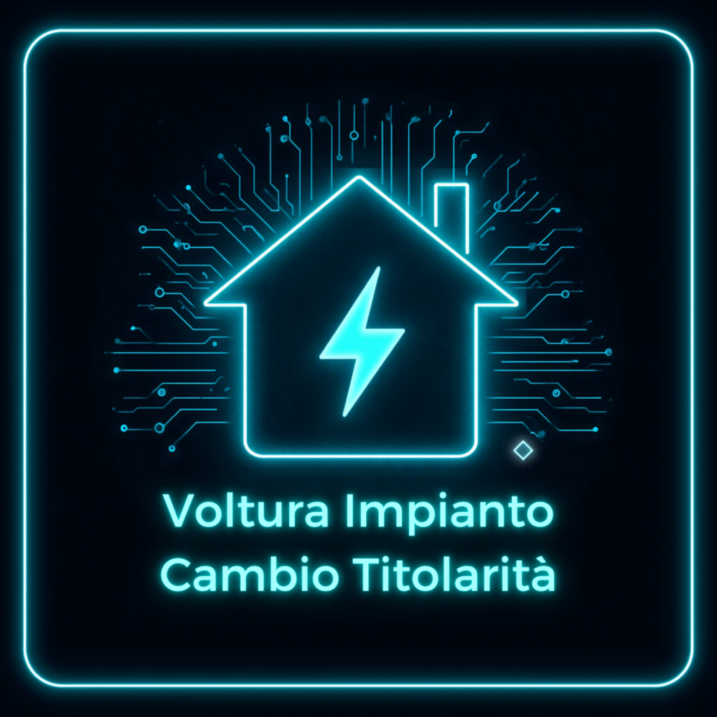 Voltura e cambio di titolarità di un impianto fotovoltaico