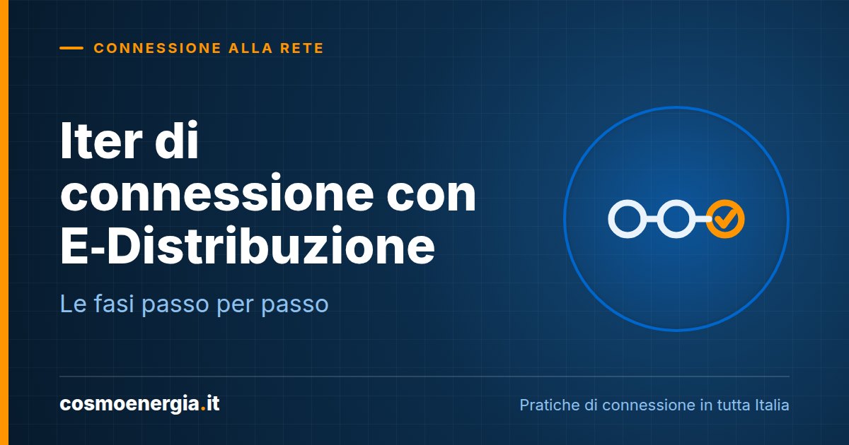 Iter di Connessione con E-Distribuzione per il Fotovoltaico: Le Fasi Passo per Passo
